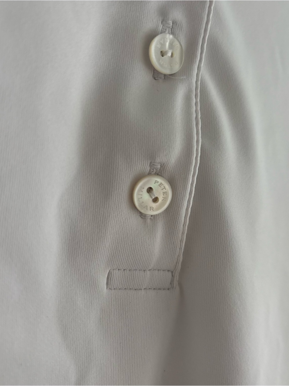 Peter millar women’s size large White summer performance Polo - Picture 4 of 5